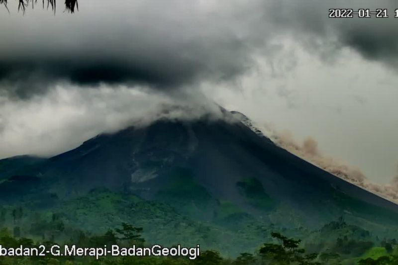 Gunung Merapi Luncurkan Awan Panas Sejauh 2,5 KM