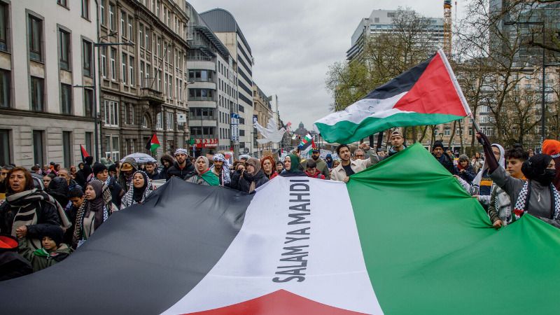 Dukung Palestina Puluhan Ribu