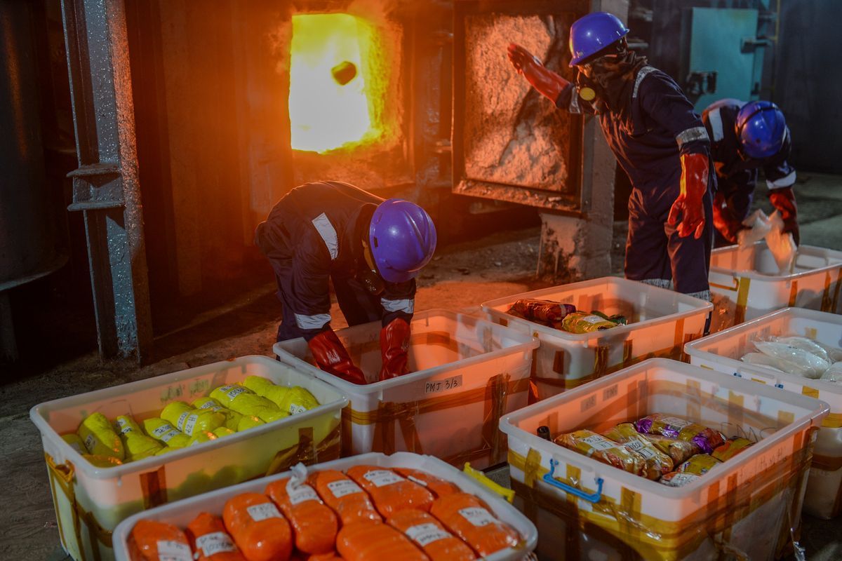 Hasil 331 Perkara Inkrah, 'Gunungan' Narkoba dan Senpi Dimusnahkan Kejari Jakpus
