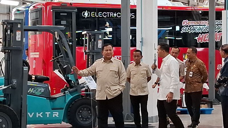 Momen Kelakar Prabowo ke Anindya Bakrie: Bapakmu Kawan Saya, Kok Enggak ke Sini?