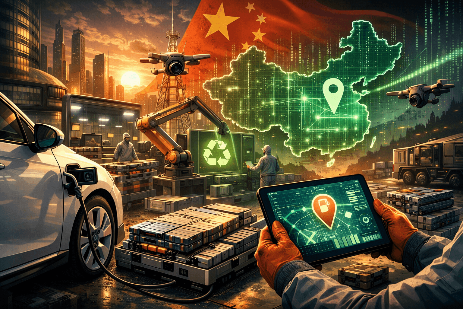 Antisipasi Limbah EV, China Perketat Aturan Daur Ulang Baterai Lithium Lewat Pelacakan Digital