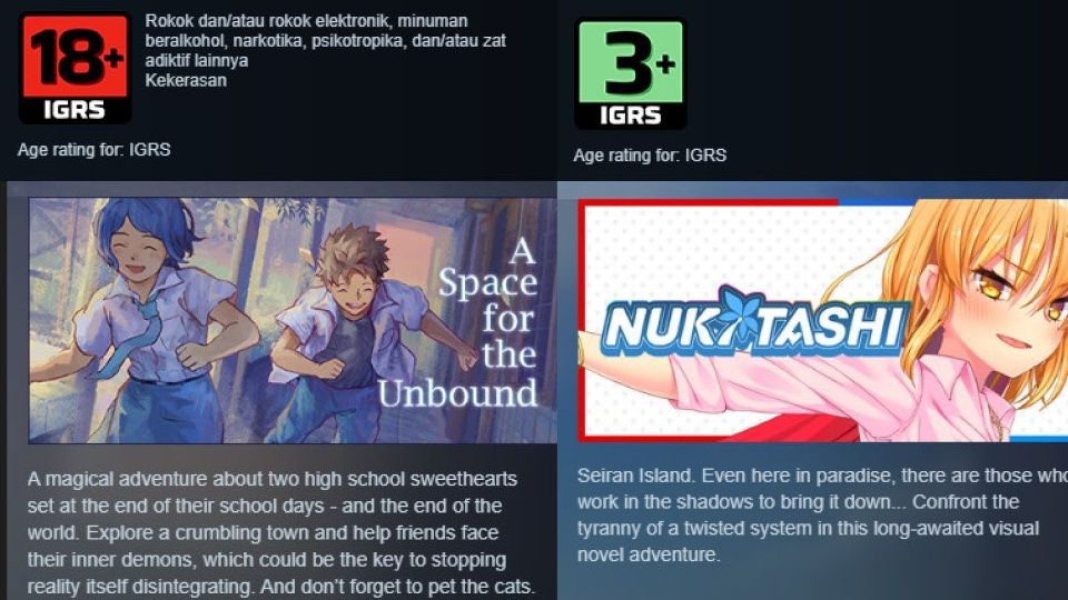 Alasan Steam Cabut Rating IGRS Usai Ditegur Komdigi April 2026