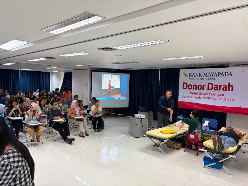 Bank Mayapada Ajak Karyawan dan Lingkungan Sekitar Donor Darah