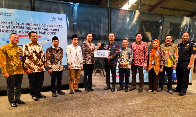 Ekspor Perdana 100 Ton Bumbu Pasta dan RTE Haji 2026, Distribusi Ngebut Antisipasi Keterlambatan!