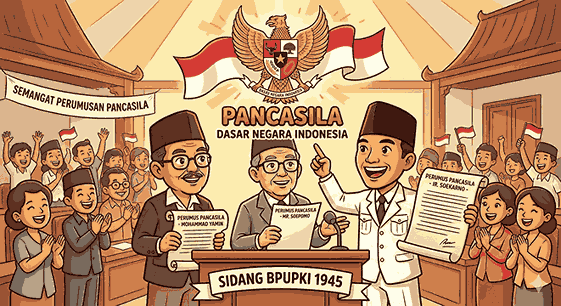 Mengenal 3 Founding Fathers yang Merumuskan Pancasila