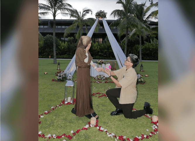 So Sweet! Atta Halilintar Lamar Lagi Aurel Hermansyah di Perayaan Lima Tahun Pernikahan