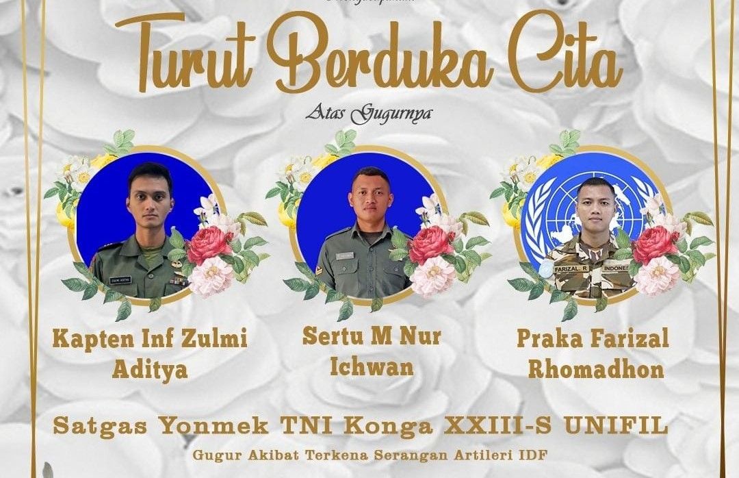 Uni Eropa Sampaikan Belasungkawa atas Gugurnya Prajurit TNI di Lebanon