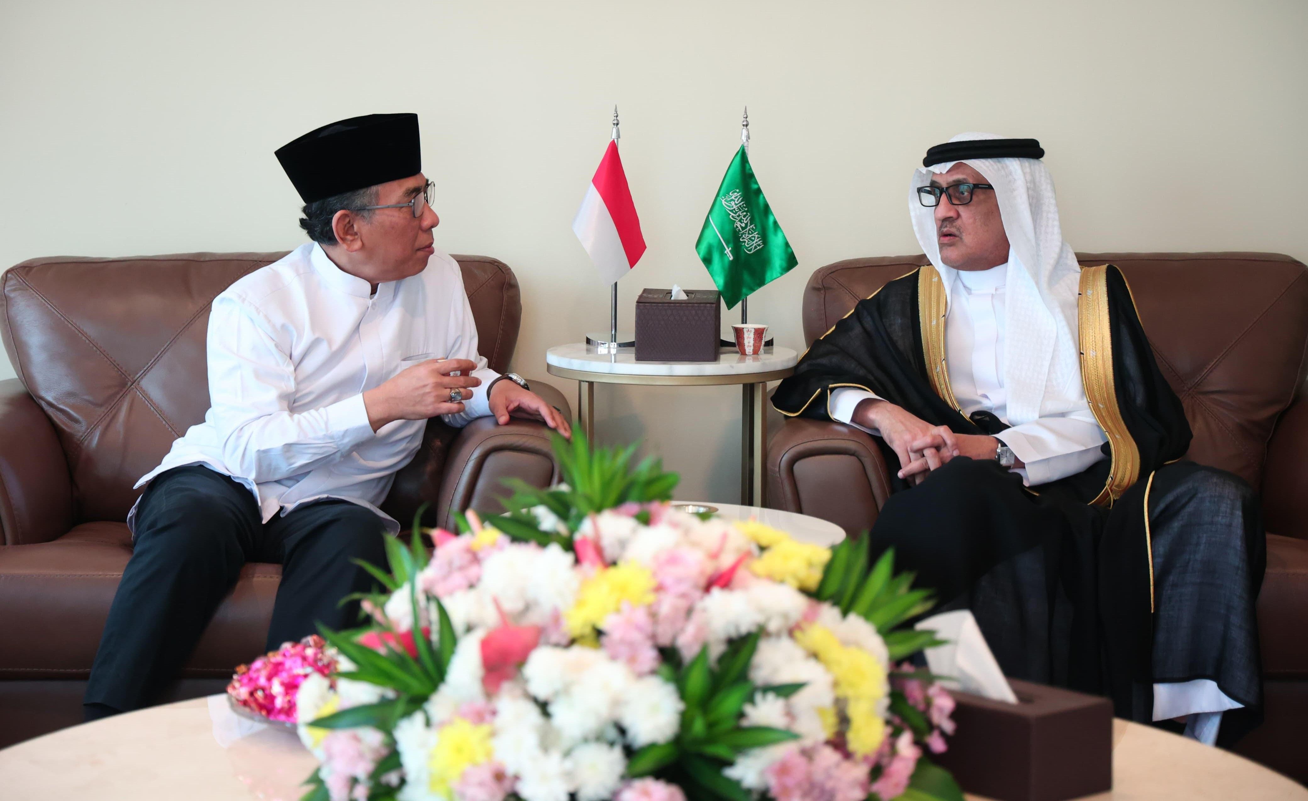 Gus Yahya Temui Dubes Saudi, PBNU Desak Solusi Diplomatik Hentikan Perang