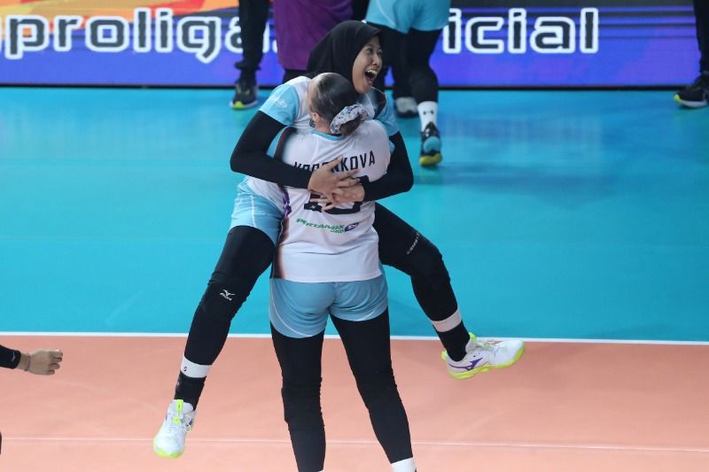 Cetak 8 Poin, Megawati Bantu Pertamina Enduro Segel Juara Putaran Pertama Proliga