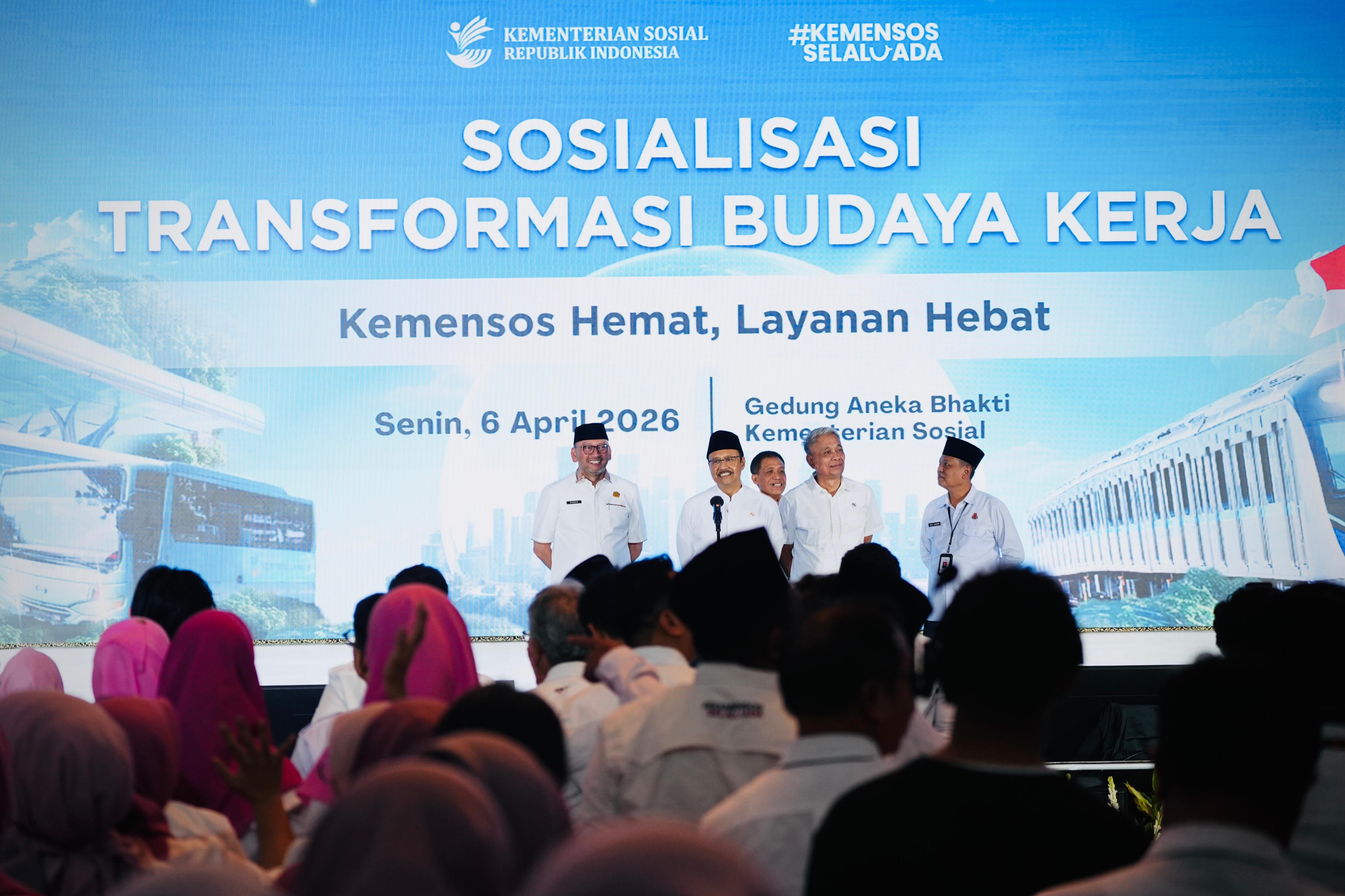 Transformasi Budaya Kerja Baru, Gus Ipul: Kemensos Hemat Layanan Hebat