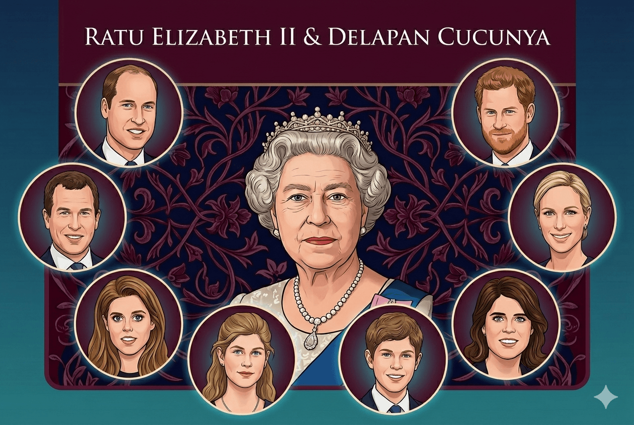 8 Cucu Ratu Elizabeth II, dari Pangeran William hingga Si Kecil yang Jarang Tampil di Publik
