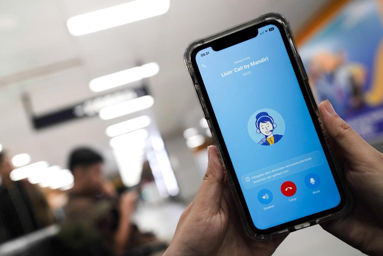 Bank Mandiri Hadirkan Livin’ Call Bebas Pulsa Lewat Livin’ by Mandiri