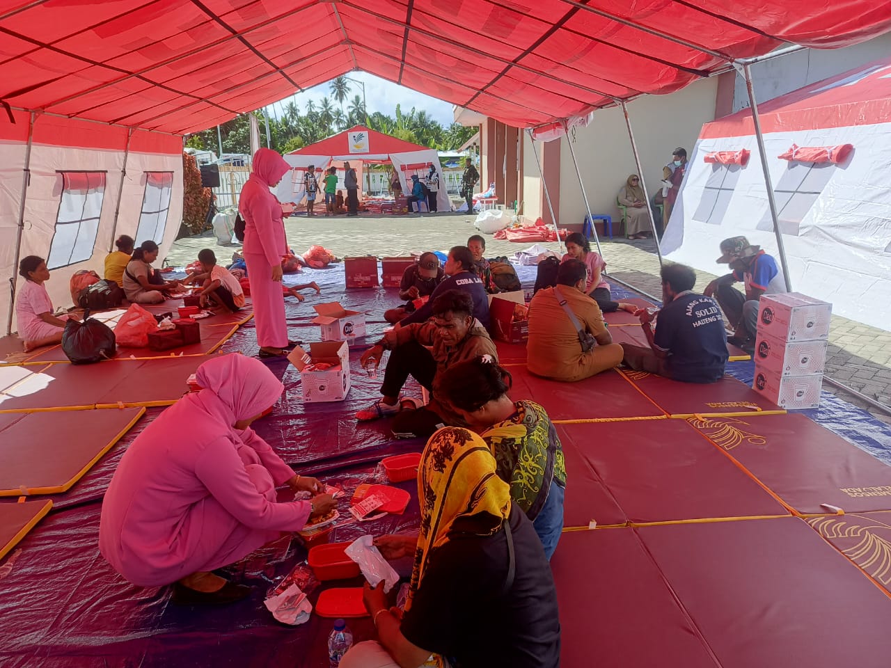 Kemensos Kirim Bantuan Korban Konflik Sosial Halmahera Tengah