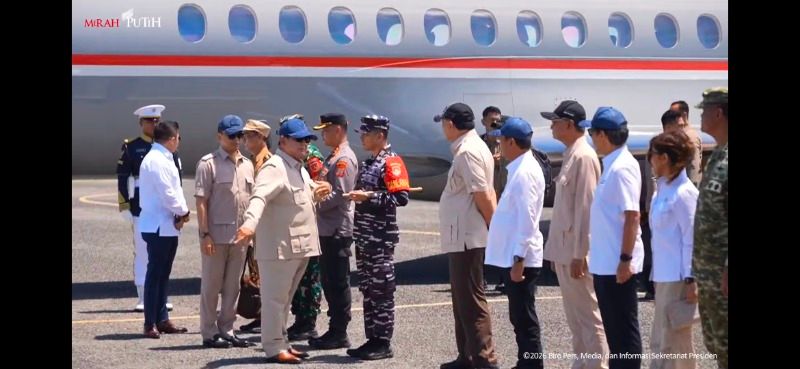 Usai Hadiri Ktt Asean, Prabowo Terbang Ke Pulau Miangas Di Sulut