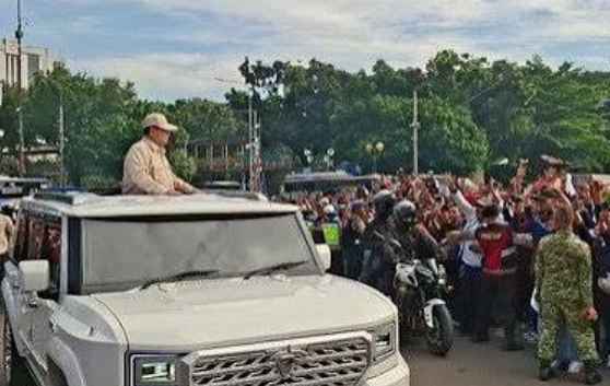 Prabowo Hadir, Ribuan Buruh Padati Monas dan Siapkan 11 Tuntutan