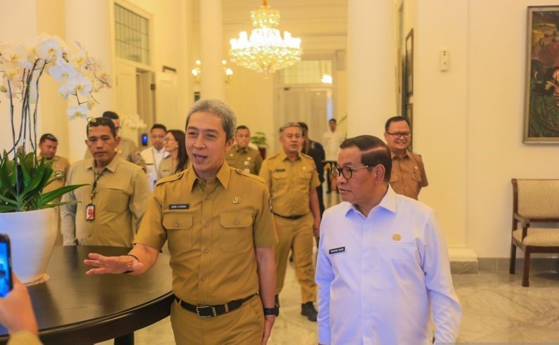 Temui Pramono, Walkot Didie Minta Lrt-transjakarta Sampai Bogor