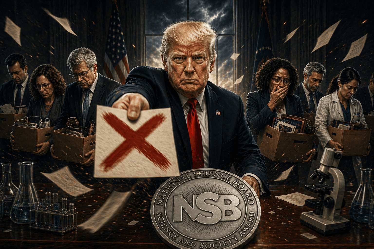 Tiba-tiba Trump Pecat Seluruh Anggota Dewan Sains Nasional AS, Ada Apa?