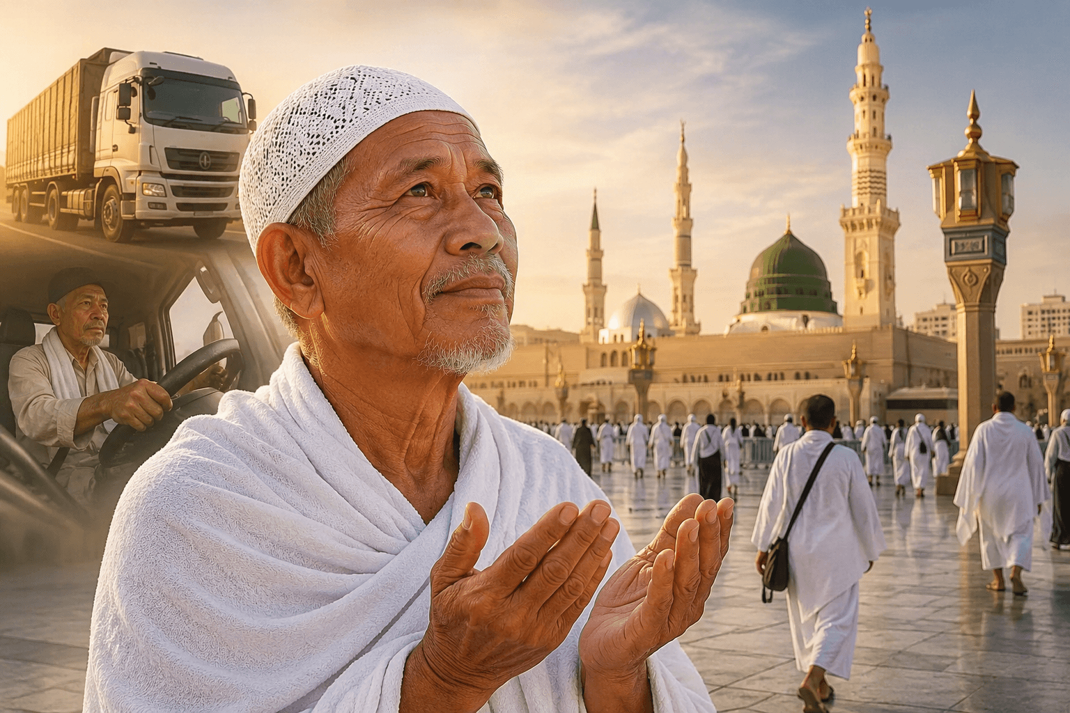 Menunggu 15 Tahun Demi Ke Tanah Suci, Begini Cara Sopir Truk Sidrap Ini Bisa Berangkat Haji 2026