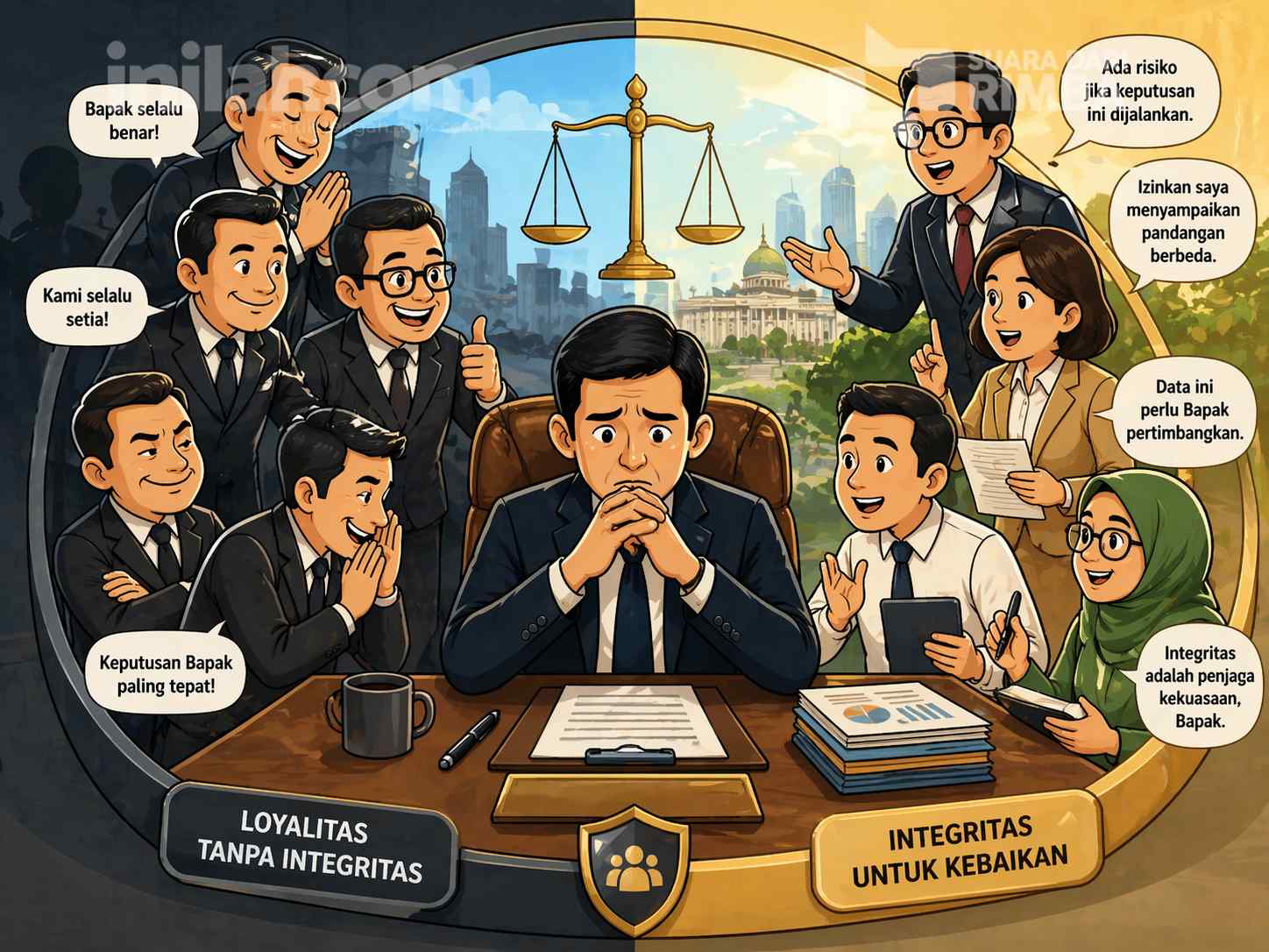 Dilema dalam Lingkar Kepemimpinan: Antara Loyalitas dan Integritas