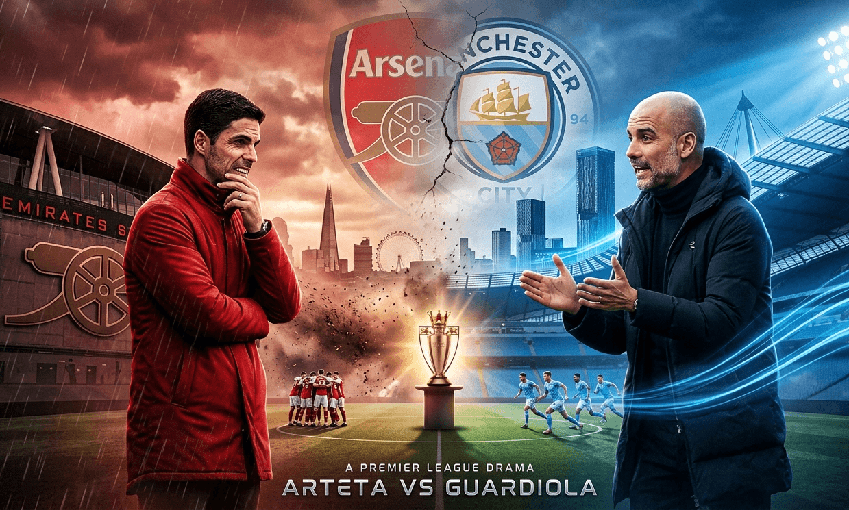 Ketika Pragmatisme Arteta Mulai 'Tersedak' di Hadapan Guardiola