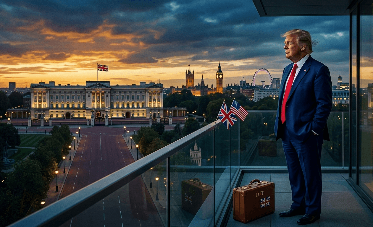 Trump Ingin Tinggal di Istana Buckingham Usai Klaim Jadi Sepupu Raja Charles III