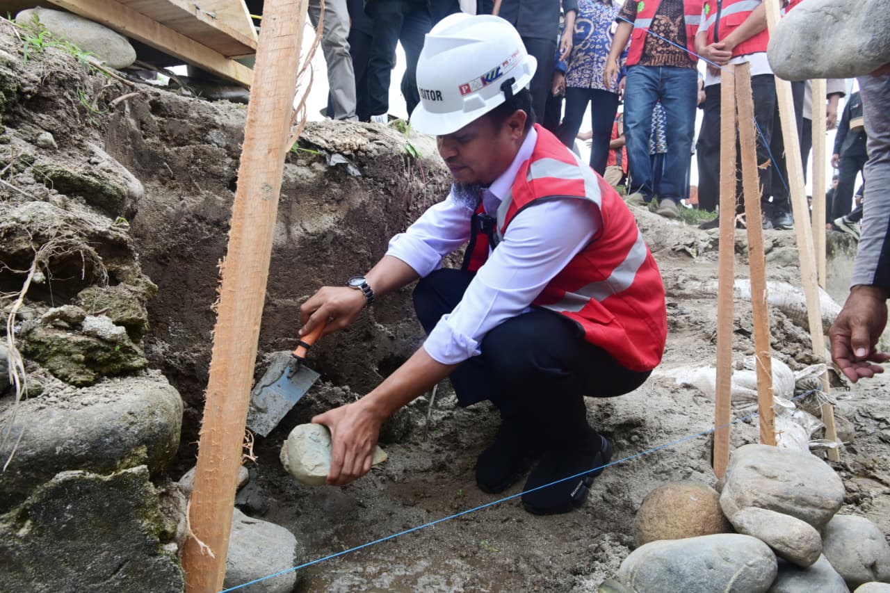 Resmi Groundbreaking, Paket 4 Irigasi MYP Jadi Senjata Gubernur Sulsel Perkuat Pangan Luwu Raya