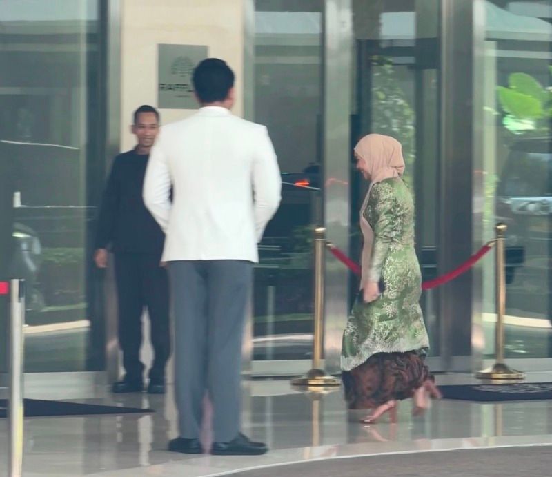 Lesti Kejora dan Melody Terbirit-birit Hadiri Akad El Rumi dan Syifa Hadju