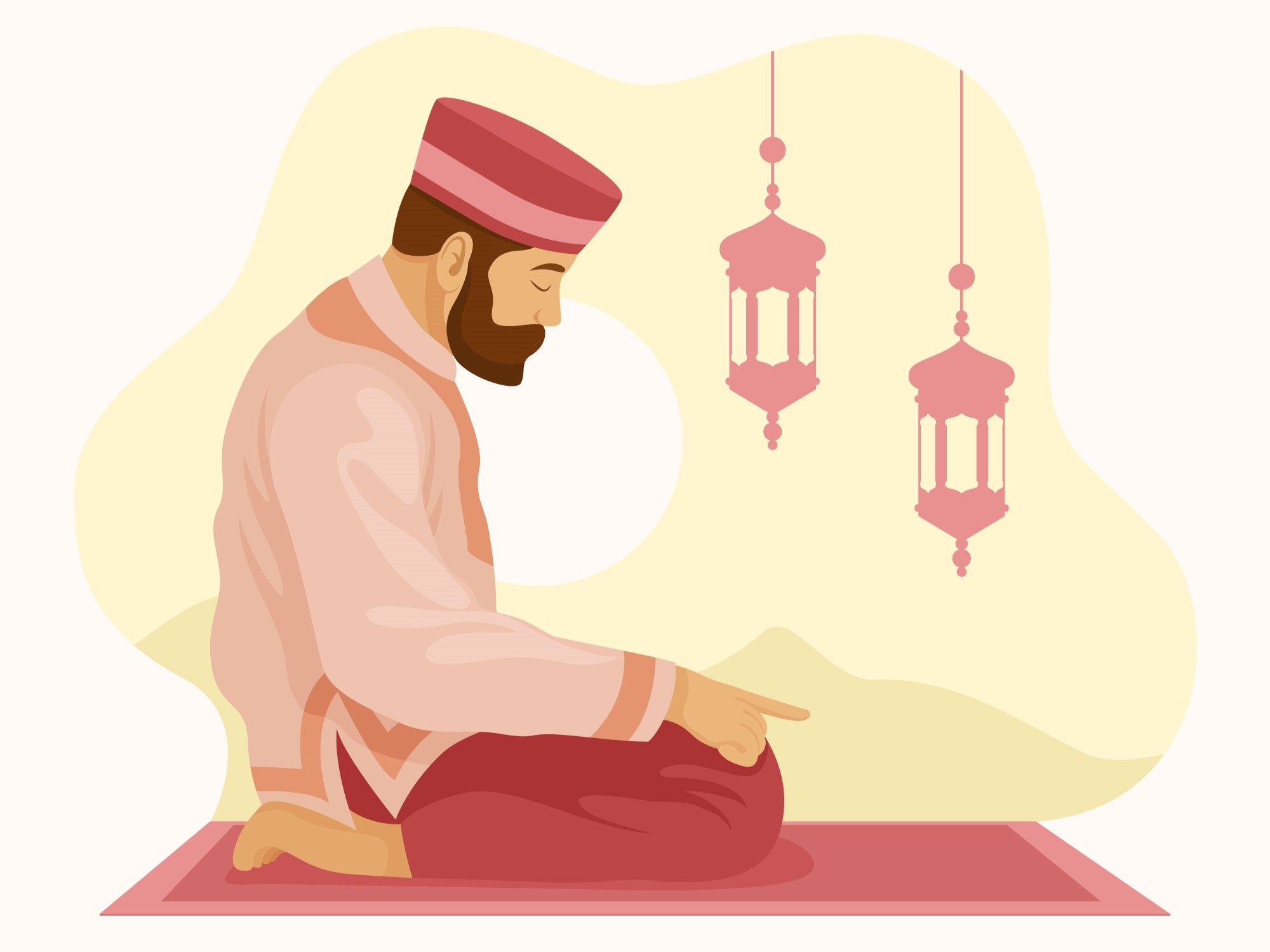 Bacaan Tahiyat Awal dan Tahiyat Akhir: Arab, Latin, Arti, dan Cara Duduknya