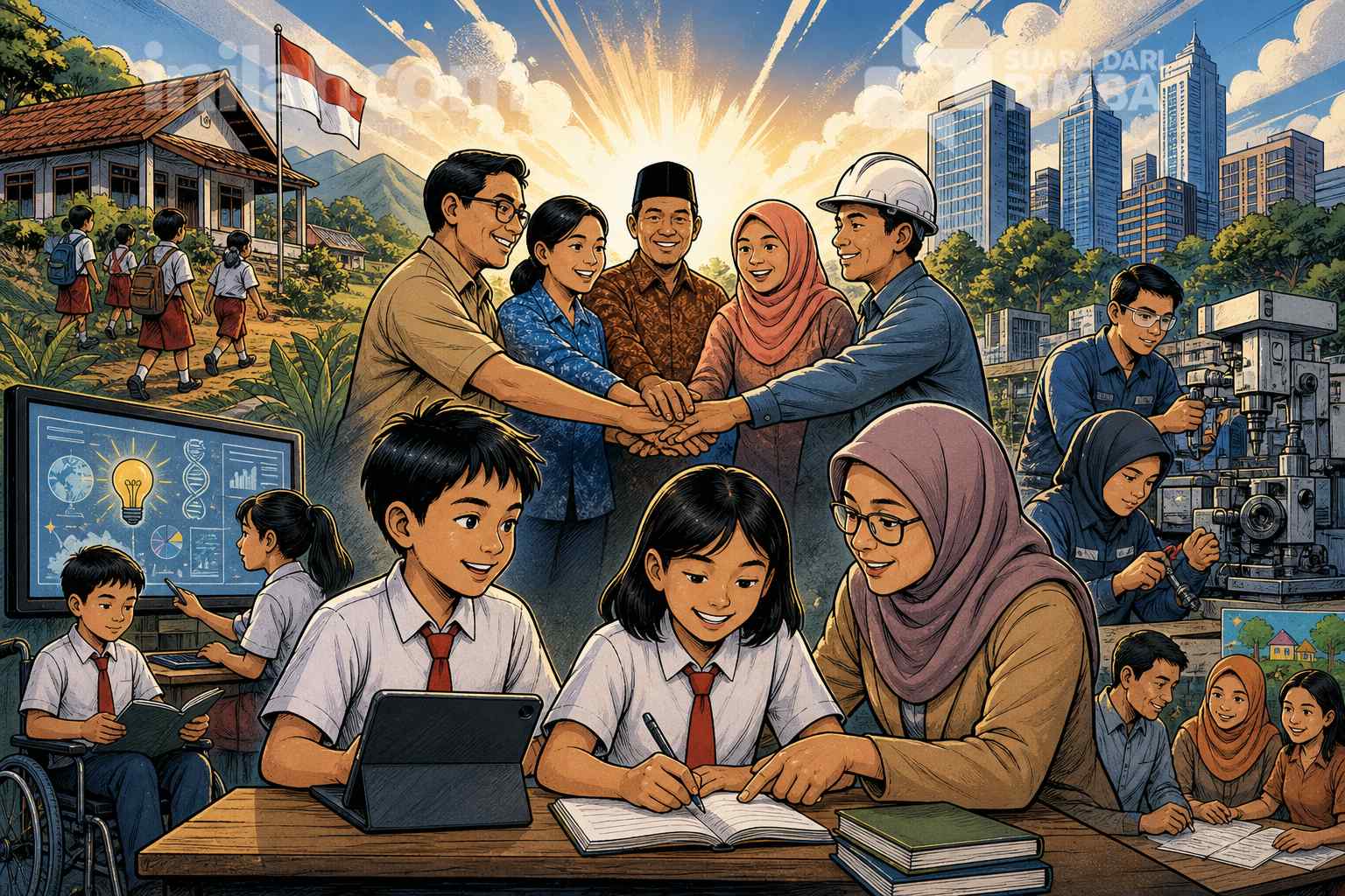 Pendidikan Bermutu Untuk Semua: Dari Partisipasi Semesta Menuju Kerja Nyata