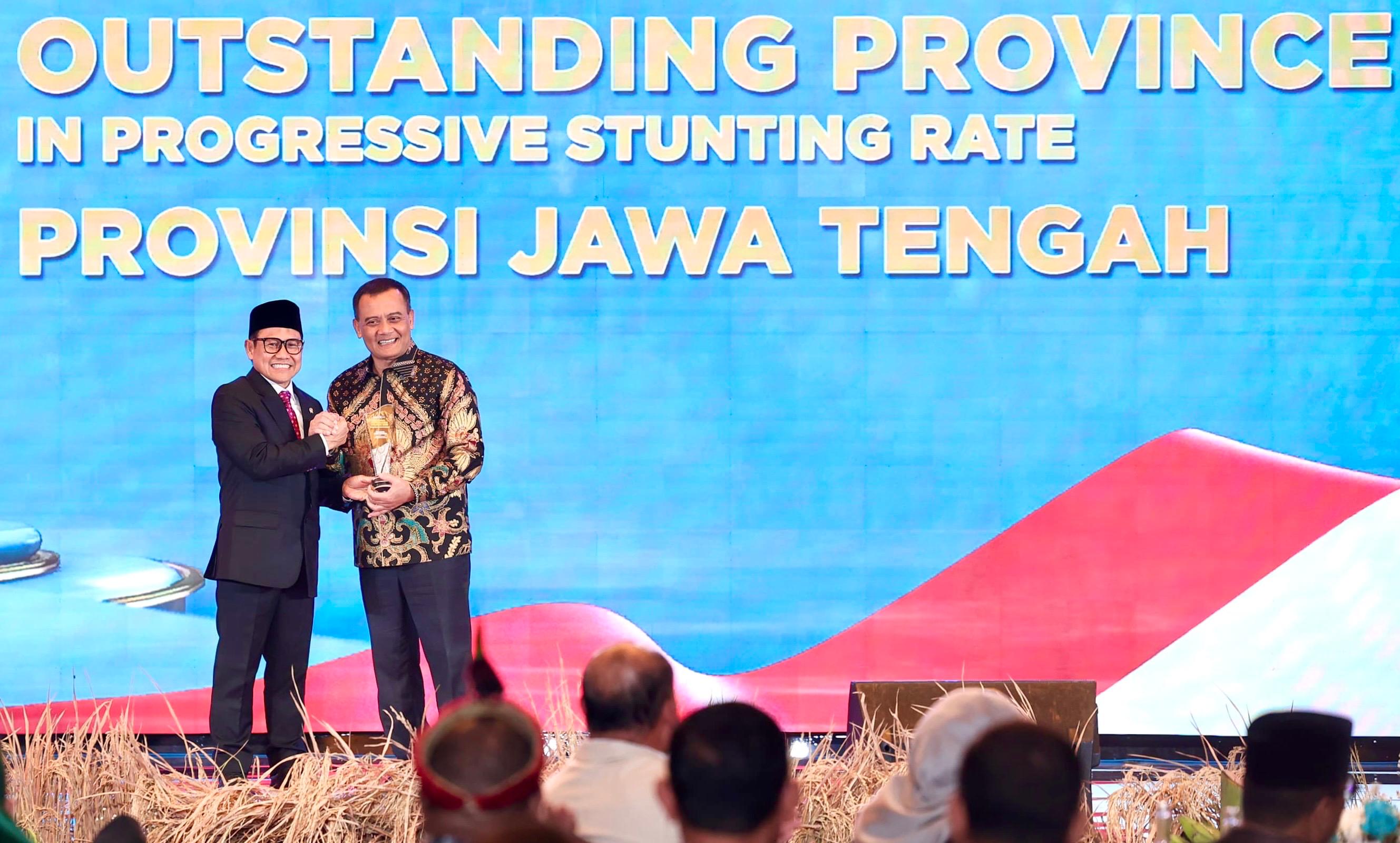 Progresif Penanganan Stunting, Gubernur Ahmad Luthfi Raih National Governance Award 2026