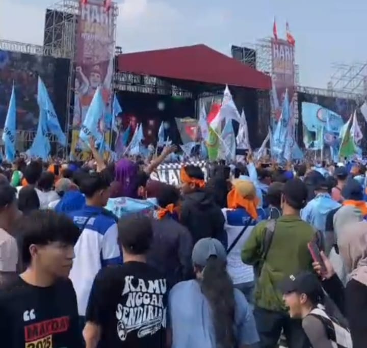 May Day 2026 di Monas, Buruh Soroti Isu PHK hingga Upah