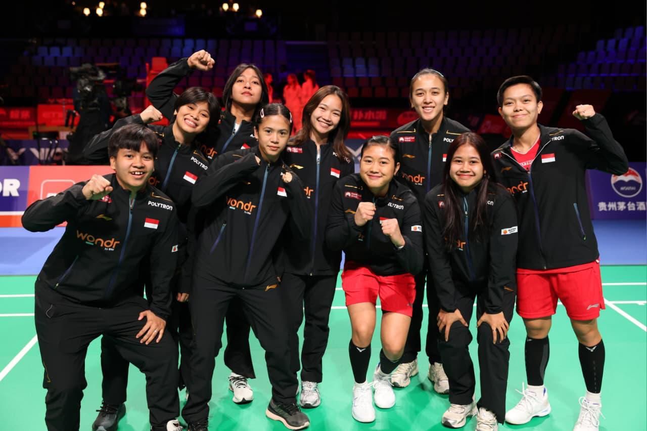 BNI Kawal Srikandi Muda, Tim Uber RI Melaju ke Semifinal