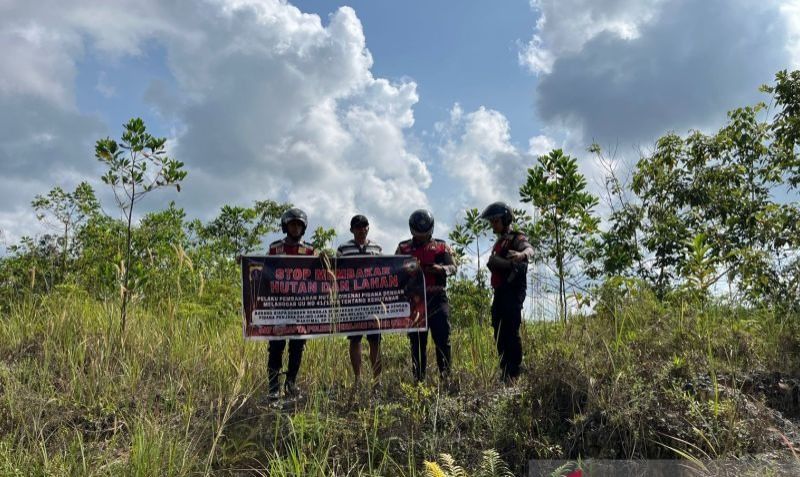 Wilayah Ikn Rawan Kebakaran Hutan Dan Lahan, Kepolisian Penajam Intensifkan Patroli Karhutla
