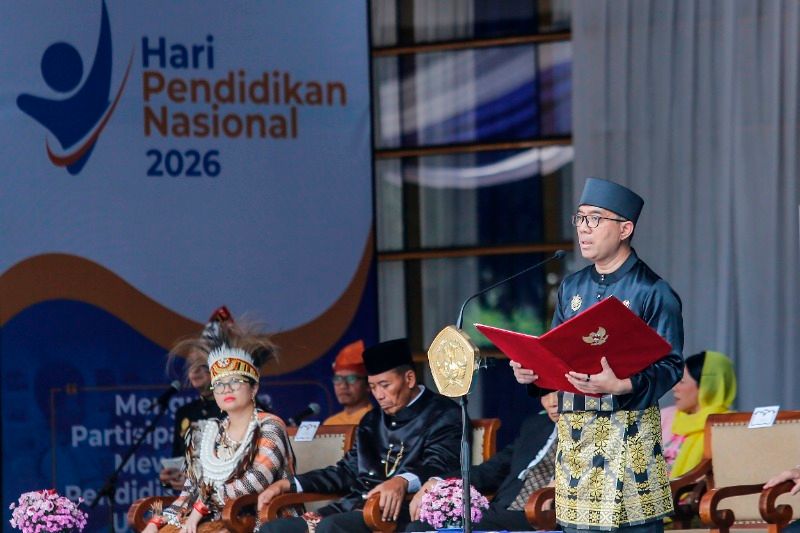 Pidato Mendiktisaintek Brian Yuliarto di Upacara Hardiknas 2026