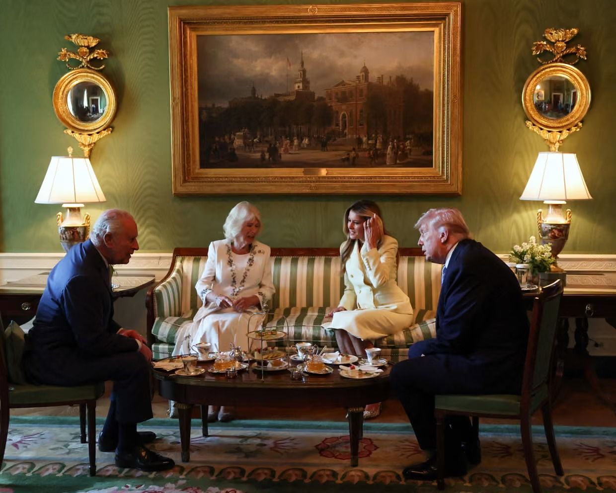 Raja Charles III Temui Trump di AS Picu Kecemasan Pejabat Inggris